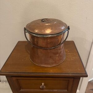 Antique copper milk jug